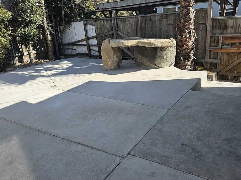 shared patio space