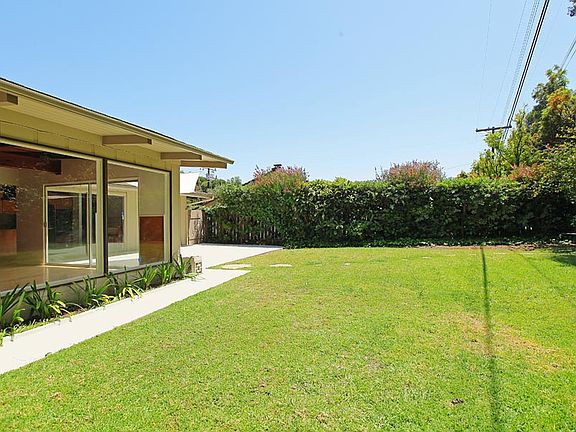 Large flat grass yard