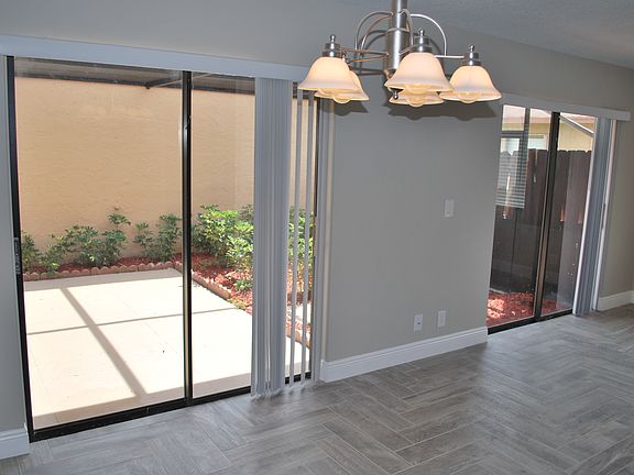 Double Sliding Glass Doors - Living Room