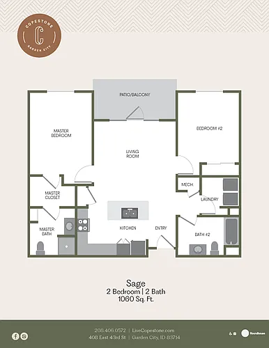 Floor plan Sage