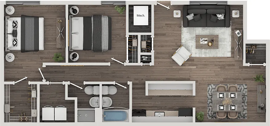 Floor plan Magnolia
