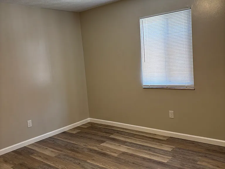 Bedroom one, has a closet