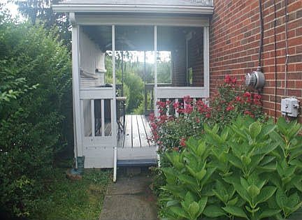 Cozy side porch