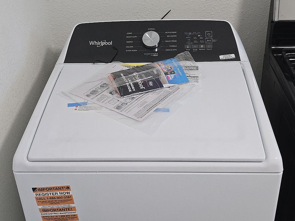 Brand New In-Unit Washer & Dryer _ laundry convenience right at home