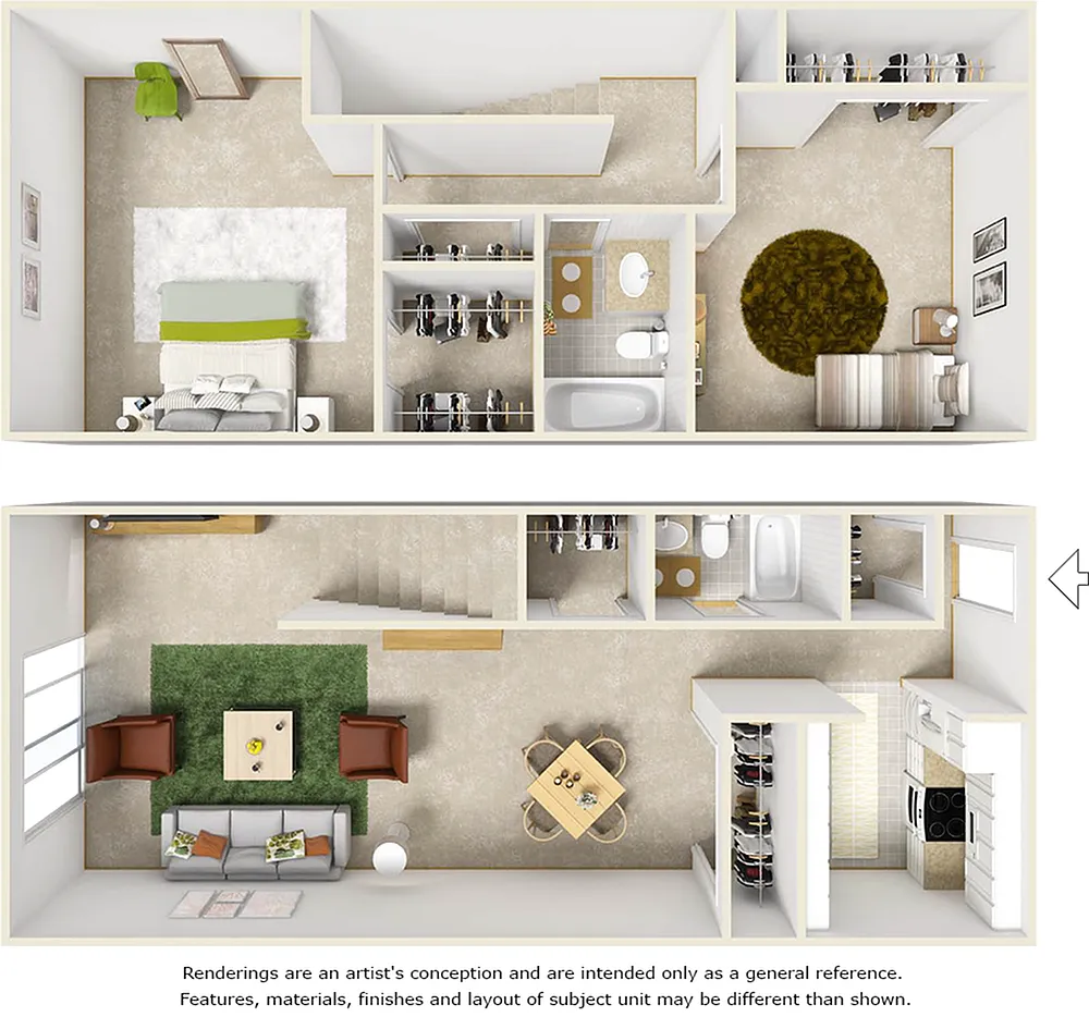 Floor plan Premium Egret with Wood Style Flooring