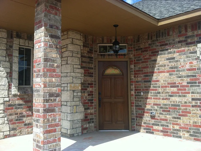 Welcoming front door.