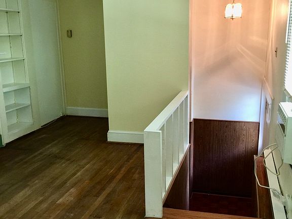 Living room and steps to entry