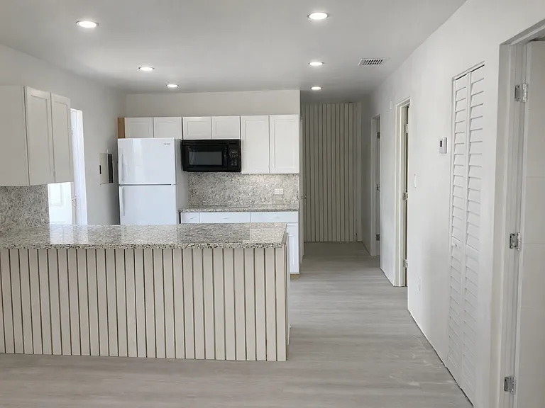 Kitchen Remodel and new Refrigerator, stove and microwave.