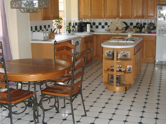 kitchen with island cooktop