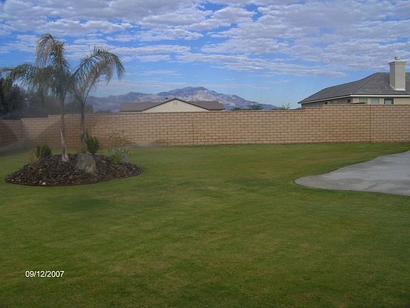 huge backyard