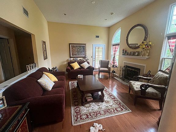 Living room gas fireplace 