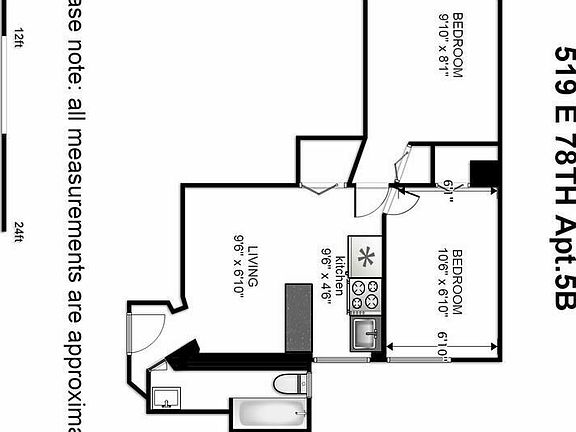 2nd image of 519 E 78th St APT 5b