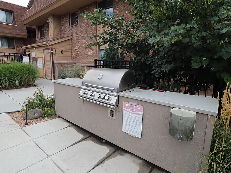 Huge barbecue for outdoor entertaining