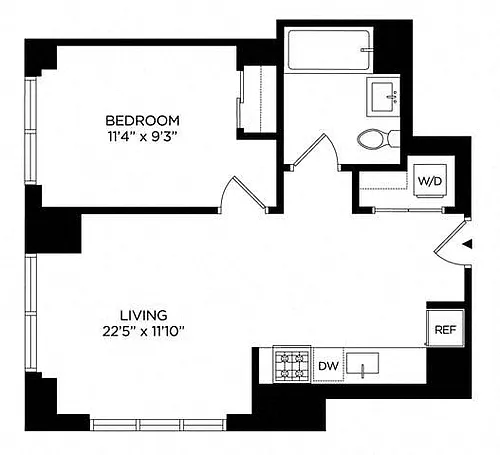 Floor plan 1G Penthouse East