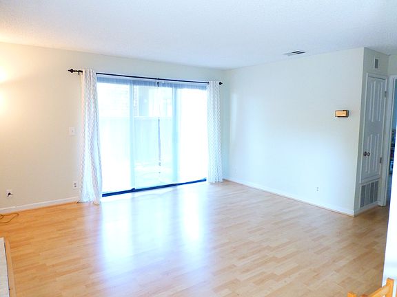 Living room overlooking patio