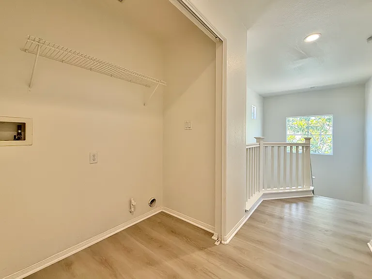 upstairs laundry