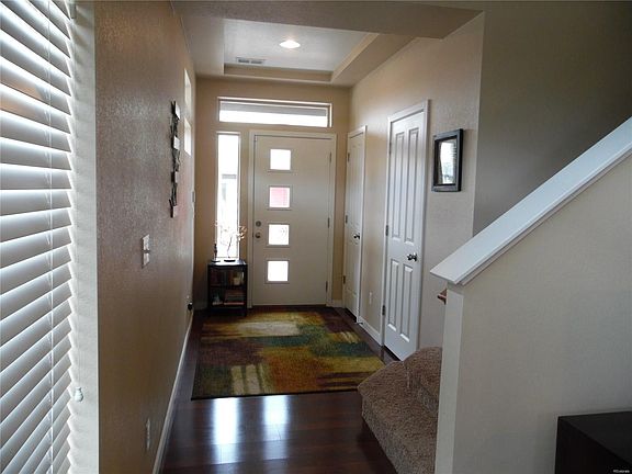 Large entry way with a half bath on the main level.