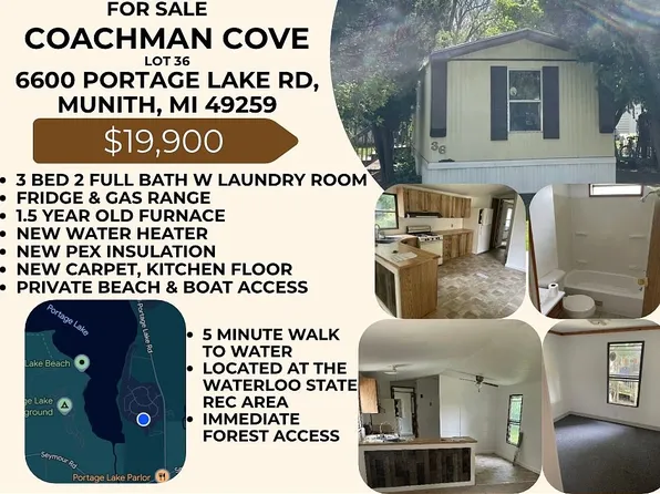 6600 Portage Lake Rd Lot 36, Munith, MI 49259