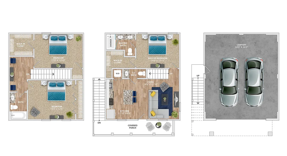 Floor plan Pamplico Garage