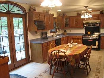 Kitchen w/Brand New Patio Door