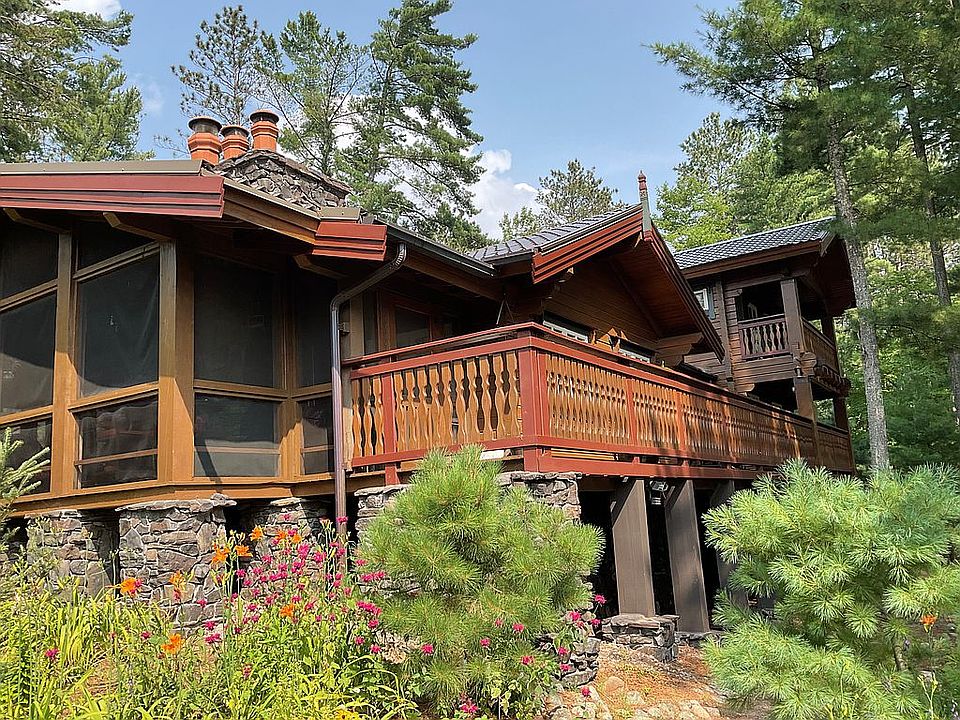 South side facing  lake