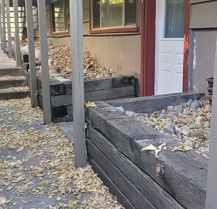 Entry door to apartment