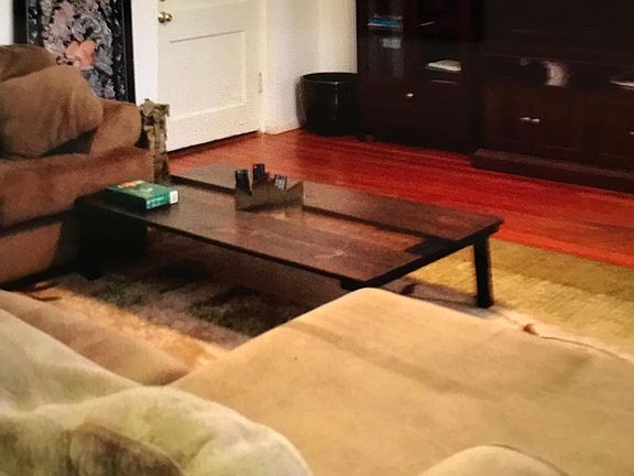 Maple floor in living room