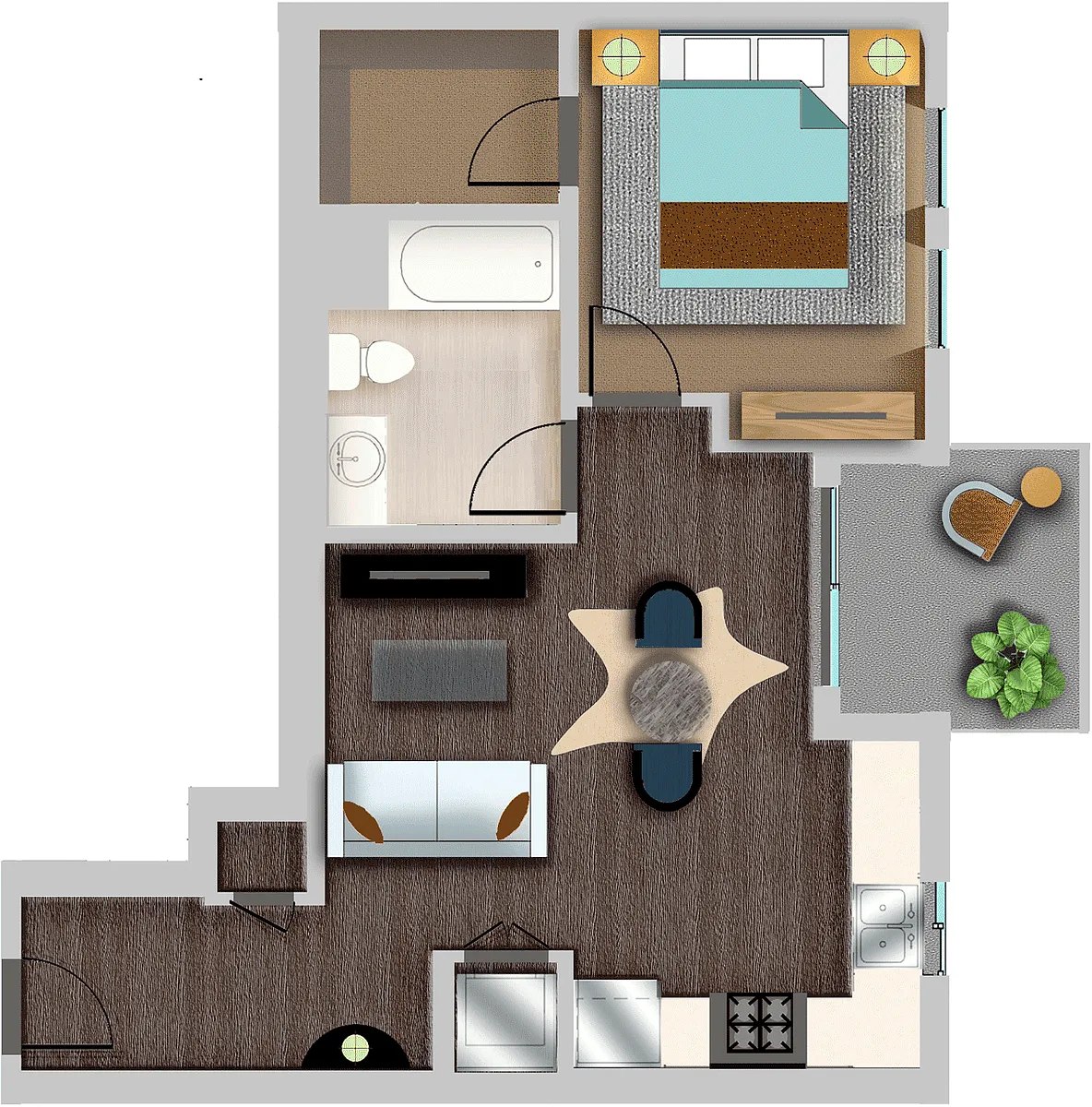Floor plan B13