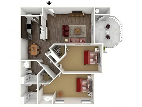 Floor plan Bordeaux