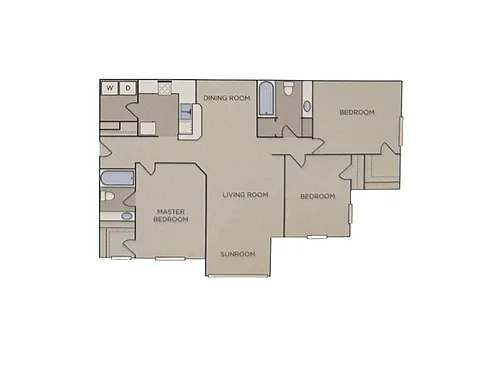 Floor plan 3 bed 2 bath