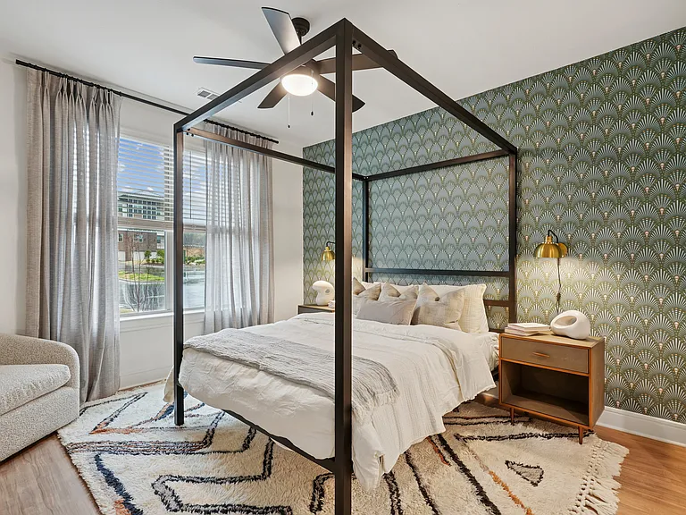 Large Bedroom with Window and Bathroom Access