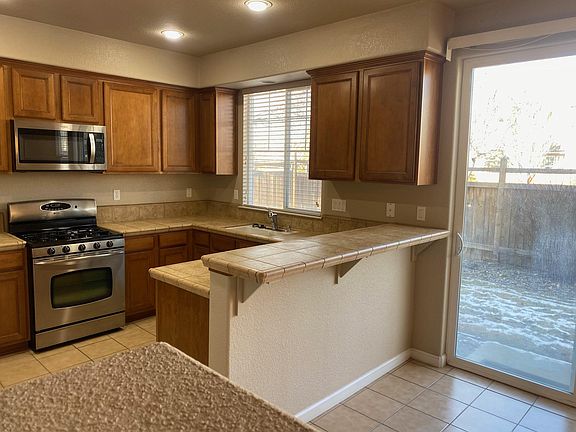 Looking from Family Room into Kitchen