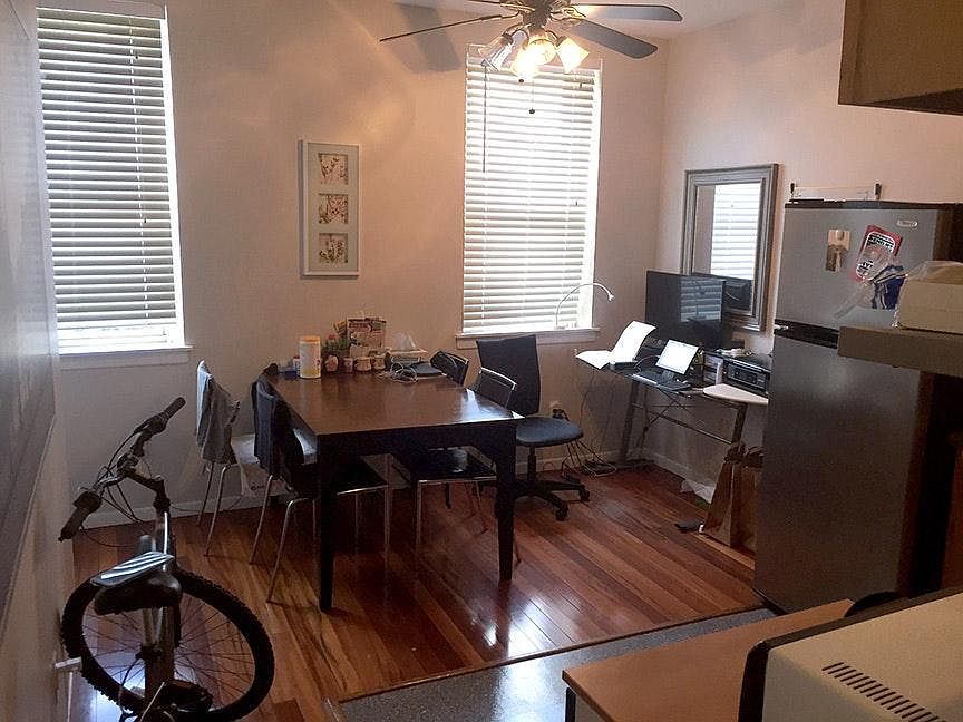 kitchen eating area - living area - desk area- previous setup