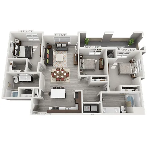 Floor plan Flat Tops Trail & Top of the Rockies