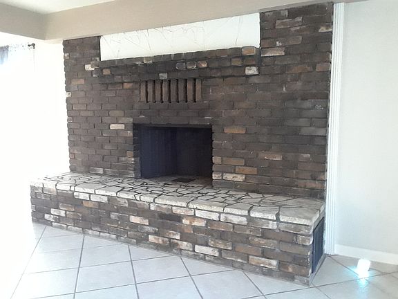 Brick/Marble Fireplace