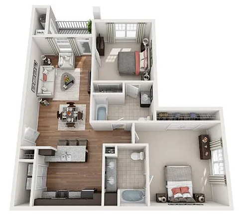 Floor plan East