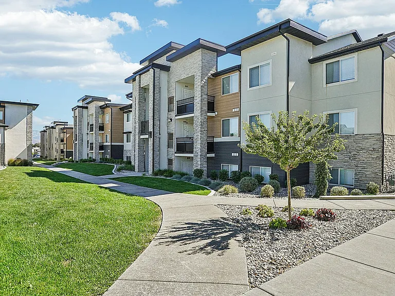 Apartment complex exterior 1