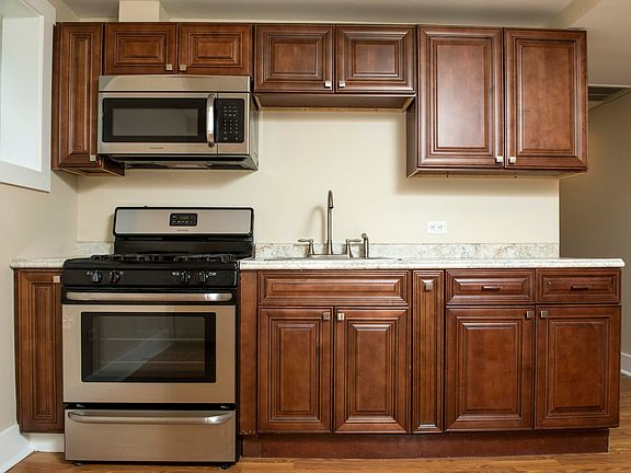 Stainless steel appliances.