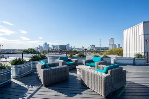 Sky Lounge with Downtown Views - Mitchell Lofts