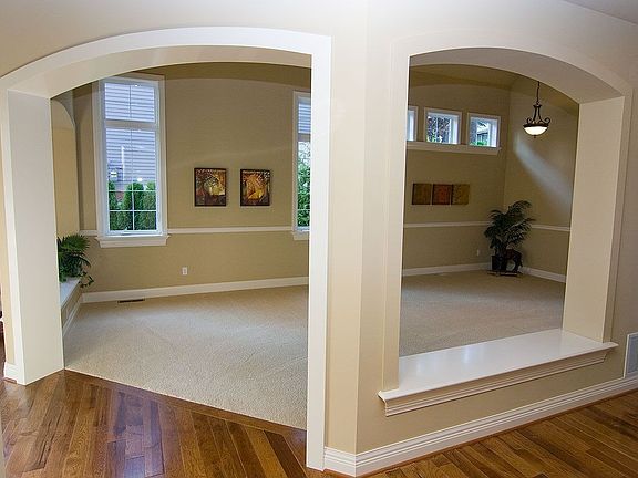 View into Formal Living and Dining Rooms