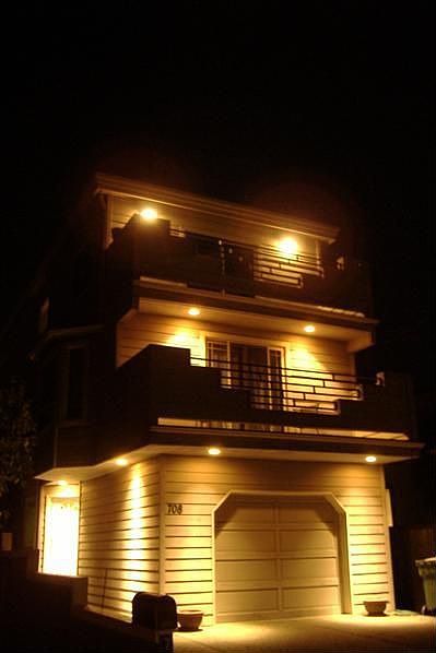 At Night - Energy Efficient lighting
