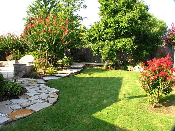 Beautiful landscaping and plantings