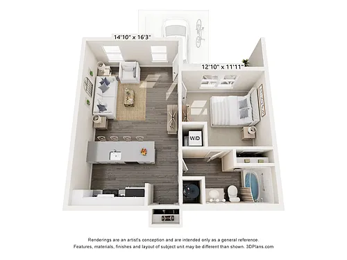 Floor plan Alfa w/Garage