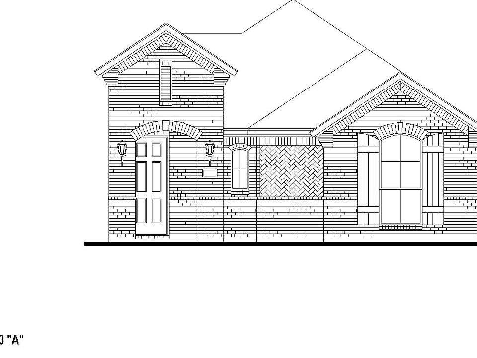 Plan 1450 Elevation A