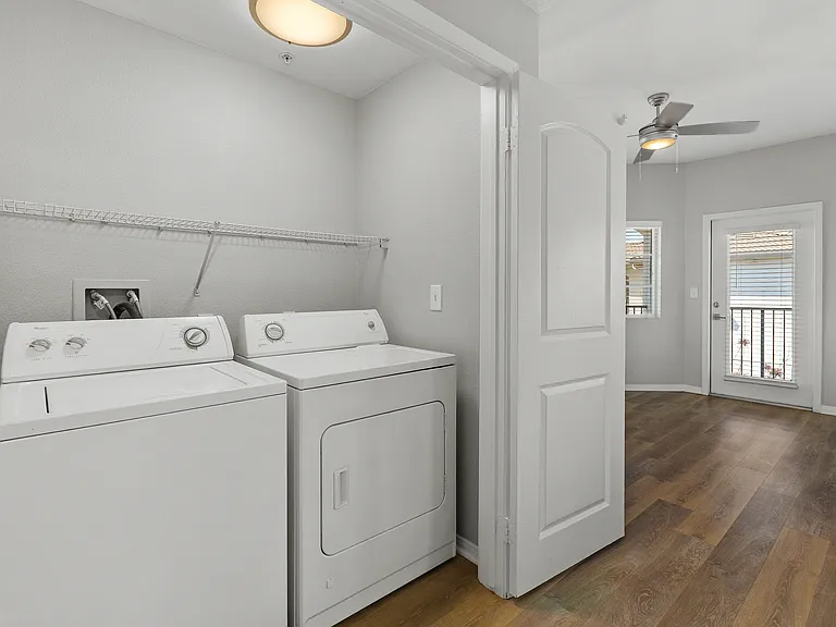 Nothing beats the convenience of an in-unit washer and dryer.