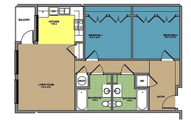 Floor plan Old Stone Row OS B5