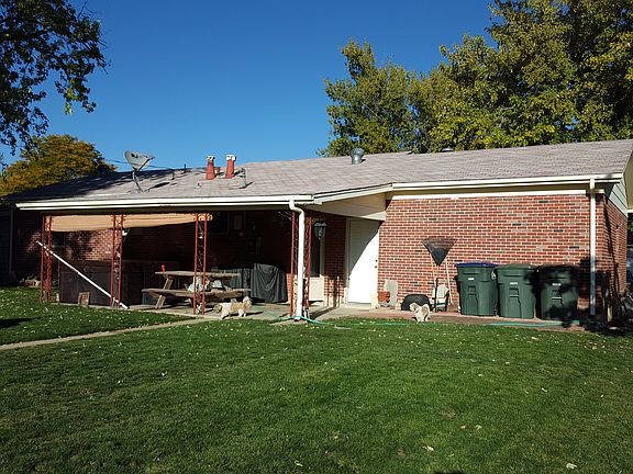 Large backyard, new grass