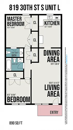 Floor plan Rhodes
