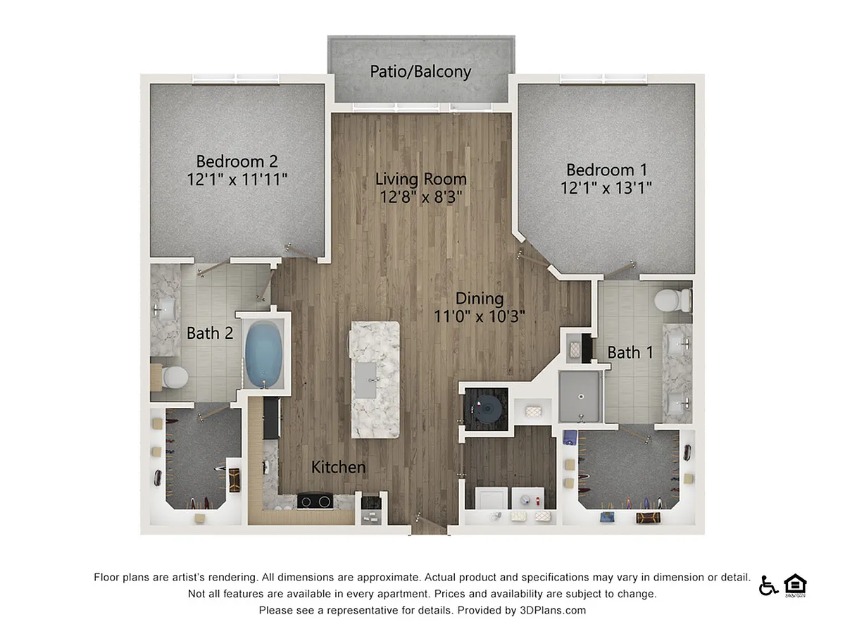 Floor plan B1