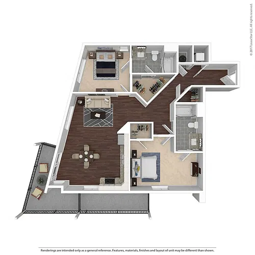 Floor plan The Lincoln at Old Main